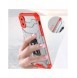 Crystal Ring Case Kickstand Tough Rugged Cover för iPhone XS Max röd
