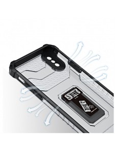 Crystal Ring Case Kickstand Tough Rugged Cover för iPhone XS Max grön