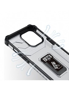 Crystal Ring Case Kickstand Tough Rugged Cover för iPhone 11 Pro blå