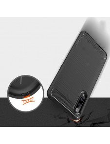iPaky Carbon Väska Flexibel Skal TPU Väska till Xiaomi Mi 9 - Svart