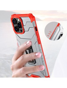 Crystal Ring Case Kickstand Tough Rugged Cover för iPhone 11 Pro Max blå