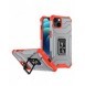 Crystal Ring Case Kickstand Tough Rugged Cover för iPhone 12 mini röd