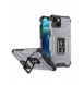 Crystal Ring Case Kickstand Tough Rugged Skal till iPhone 12 svart