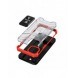 Crystal Ring Case Kickstand Tough Rugged Skal till iPhone 12 röd
