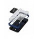 Crystal Ring Case Kickstand Tough Rugged Cover för iPhone 12 blå