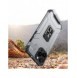 Crystal Ring Case Kickstand Tough Rugged Cover för iPhone 12 Pro Max svart