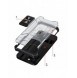Crystal Ring Case Kickstand Tough Rugged Cover för iPhone 12 Pro Max röd