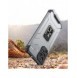 Crystal Ring Case Kickstand Tough Rugged Cover för Samsung Galaxy A72 4G röd