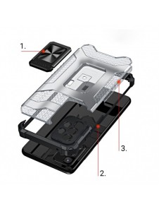 Crystal Ring Case Kickstand Tough Rugged Cover för Samsung Galaxy A72 4G grön