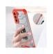 Crystal Ring Case Kickstand Tough Rugged Cover för Samsung Galaxy S21 5G blå