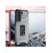Crystal Ring Case Kickstand Tough Rugged Cover för Samsung Galaxy S21 5G blå