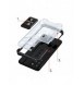 Crystal Ring Case Kickstand Tough Rugged Cover för Samsung Galaxy S21 5G blå