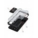 Crystal Ring Case Kickstand Tough Rugged Cover för Samsung Galaxy S21+ 5G (S21 Plus 5G) svart