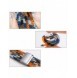 Band tygband för klocka 9 / 8 / 7 / 6 / SE / 5 / 4 / 3 / 2 (41 mm / 40 mm / 38 mm) Klockarmband med flätat tygband Svart (5)
