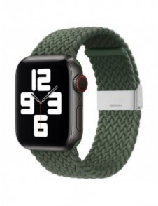 Band tygband för Watch Ultra / 9 / 8 / 7 / 6 / SE / 5 / 4 / 3 / 2 (49mm / 45mm / 44mm / 42mm) Flätat tygarmband Watch Armband