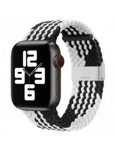 Band tygband för Watch Ultra / 9 / 8 / 7 / 6 / SE / 5 / 4 / 3 / 2 (49mm / 45mm / 44mm / 42mm) Flätat tygarmband klockarmband