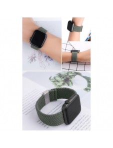 Band tygband för Watch Ultra / 9 / 8 / 7 / 6 / SE / 5 / 4 / 3 / 2 (49mm / 45mm / 44mm / 42mm) Flätat tygarmband Watch Armband
