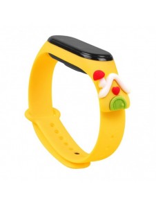 Rem Xmas Armband för Xiaomi Mi Band 6 / Mi Band 5 Jul Silikon Armband Gul (hus)