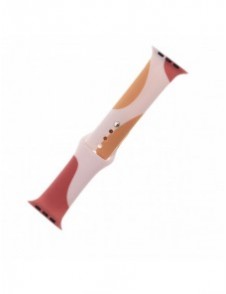 Band Moro Band för Apple Watch 9 / 8 / 7 / 6 / SE / 5 / 4 / 3 / 2 (41mm / 40mm / 38mm) Silikonrem Watch Armband Pattern 2