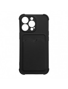 Card Armor Case Fodral för Xiaomi Redmi 10X 4G / Xiaomi Redmi Note 9 Card Wallet Silikon Armor Cover Airbag Svart