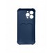 Card Armor Case Fodral för Samsung Galaxy A32 4G Card Plånbok Silikon Armor Cover Airbag Marinblå