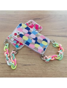 Color Chain Case gel flexibelt elastiskt fodral med ett kedjehängande för Samsung Galaxy S20 FE 5G multicolour (1)