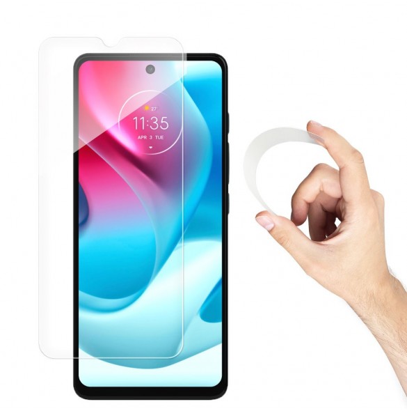 Nano Flexi Hybrid Flexibel Glasfilm Härdat glas Moto G60s