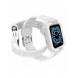 Protect Strap Band Band med fodral för Apple Watch 7 / SE (41/40 / 38mm) fodral Pansarklocka Vit