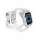 Protect Strap Band Band med fodral för Apple Watch 7 / SE (41/40 / 38mm) fodral Pansarklocka Vit