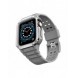 Protect Strap Band Band med fodral för Apple Watch 7 / SE (41/40 / 38 mm) fodral Pansarklocka Grått