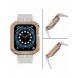Protect Strap Band Fodral Armband för Apple Watch 7 / 6 / 5 / 4 / 3 / 2 / SE (45 / 44 / 42mm) Fodral Armor Watch Cover Transp