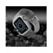 Protect Strap Band med fodral för Apple Watch 7 / SE (45/44 / 42 mm) fodral Pansarklocka Grått