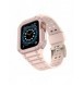 Protect Strap Band med fodral för Apple Watch 7 / SE (45/44 / 42mm) fodral Pansarklocka Rosa