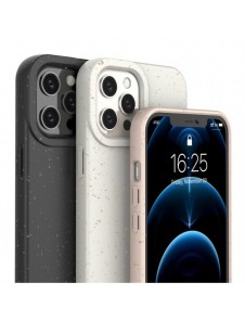 Eco Fodral för iPhone 12 mini silikonskal telefonfodral gult