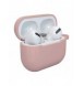 Fodral för AirPods 3 mjukt silikonfodral för hörlurar + nyckelring lobster clasp hänge rosa (fodral D)