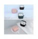 Fodral för AirPods 3 mjukt silikonfodral för hörlurar + nyckelring lobster clasp hänge rosa (fodral D)