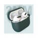 Fodral för AirPods 3 mjukt silikonfodral för hörlurar + nyckelring lobster clasp hänge rött (fodral D)