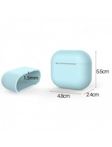 Fodral för AirPods 3 mjukt silikonfodral för hörlurar rosa (fodral C)