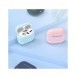Fodral för AirPods 3 Silikon mjukt hörlursfodral Mörkblått (fodral C)