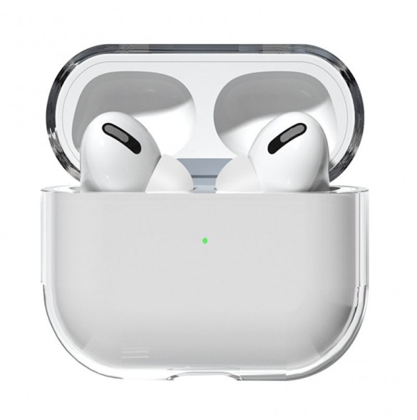 Fodral för AirPods 3 hårt och starkt fodral för hörlurar genomskinligt (fodral A)