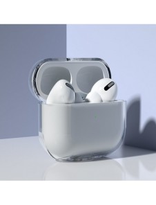 Fodral för AirPods 3 hårt och starkt fodral för hörlurar genomskinligt (fodral A)