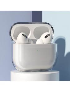 Fodral för AirPods 3 hårt och starkt fodral för hörlurar genomskinligt (fodral A)