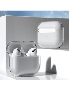 Fodral för AirPods 3 hårt och starkt fodral för hörlurar genomskinligt (fodral A)