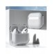 Fodral för AirPods 3 hårt och starkt fodral för hörlurar genomskinligt (fodral A)