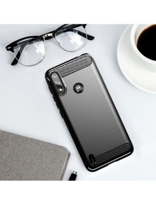 Kolfodral Flexibelt skyddsfodral Motorola Moto E7i Power svart