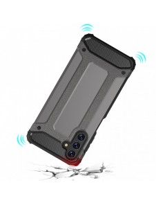 Hybrid Armor Case Tough Rugged Cover för Samsung Galaxy A13 5G svart