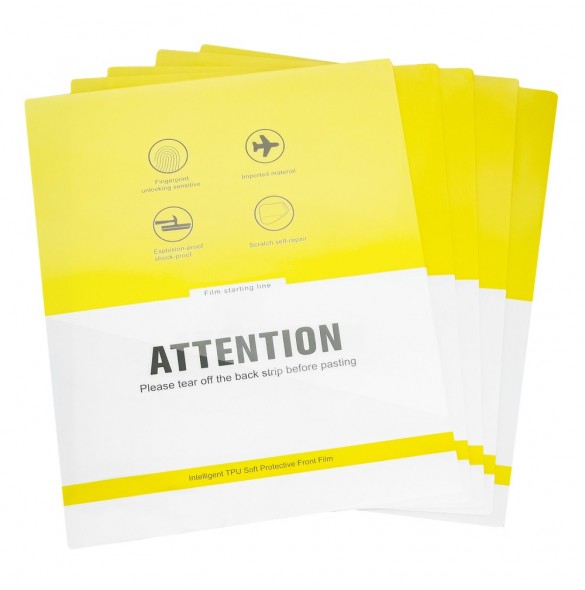 20 st. Hydrogelfolie för tabletten, självläkande för skärning med plotter (29 cm x 22,5 cm)