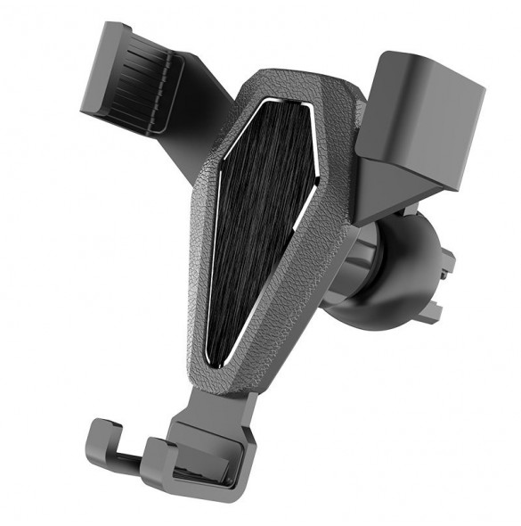 Gravity smartphone bilhållare, svart ventilationsgaller (YC07)