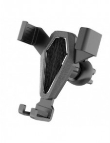 Gravity smartphone bilhållare, svart ventilationsgaller (YC07)