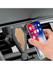 Gravity smartphone bilhållare, svart ventilationsgaller (YC07)
